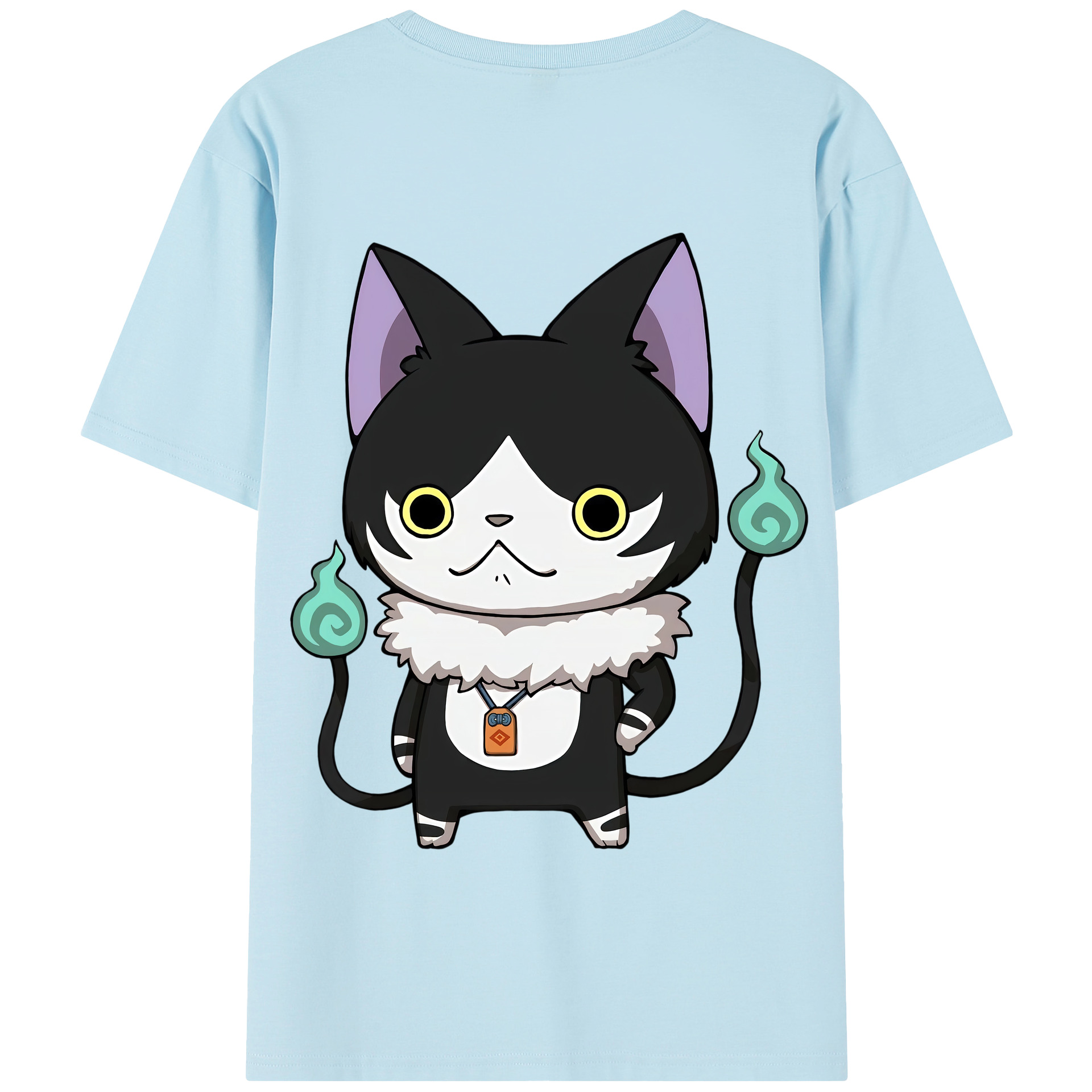 （画像用） 妖怪ウォッチ Yo-kai Watch 綿100％半袖Tシャツ（背面プリント）